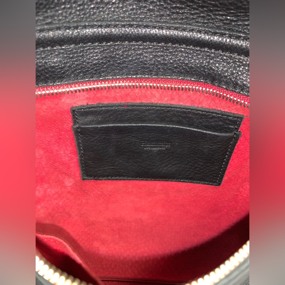 Hammitt purse black soft leather with riveting - Picture 6 of 15